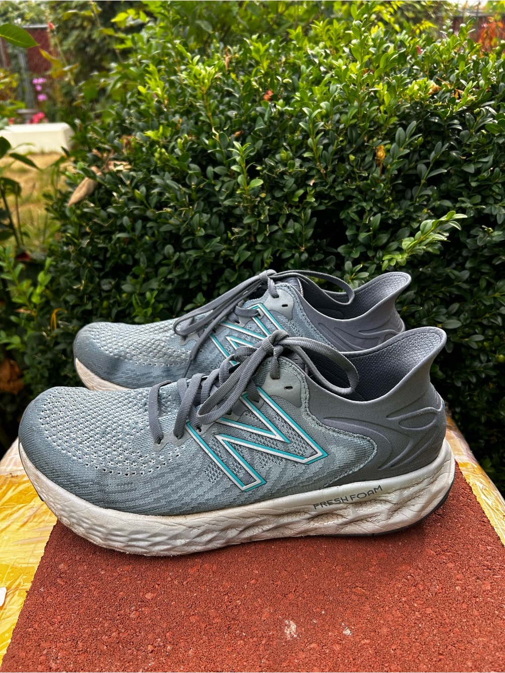 New Balance Fresh Foam 1080 V11 M1080G11 Men’s Blue Teal Sneakers Size 10(4E)